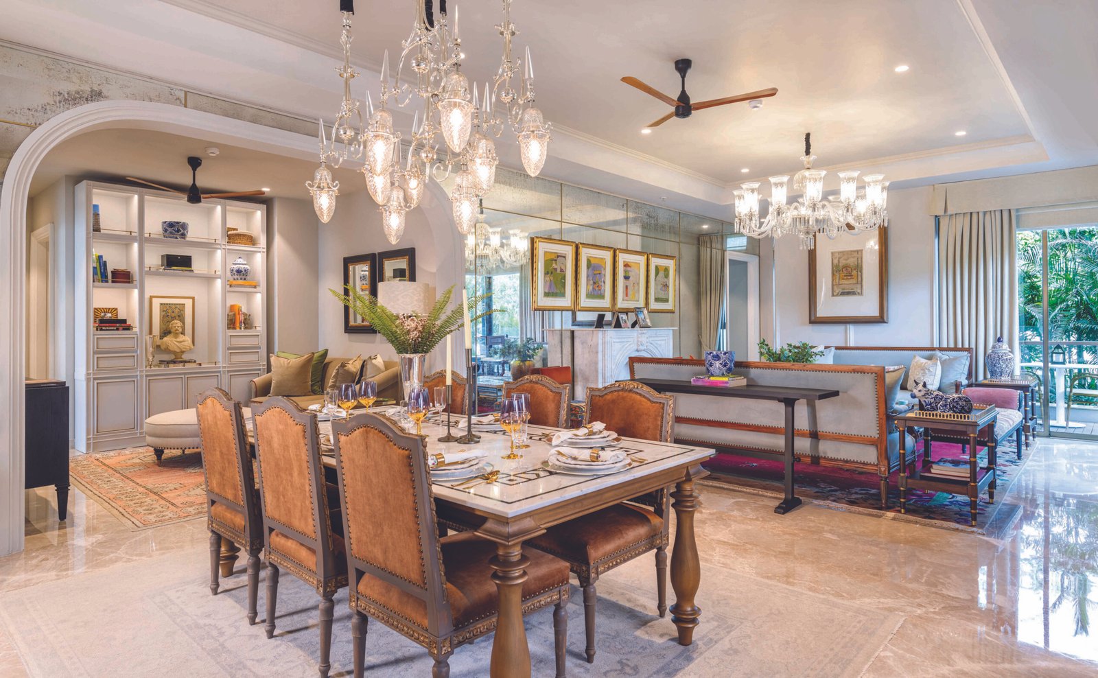 TARC Ishva actual sample home dining and living area