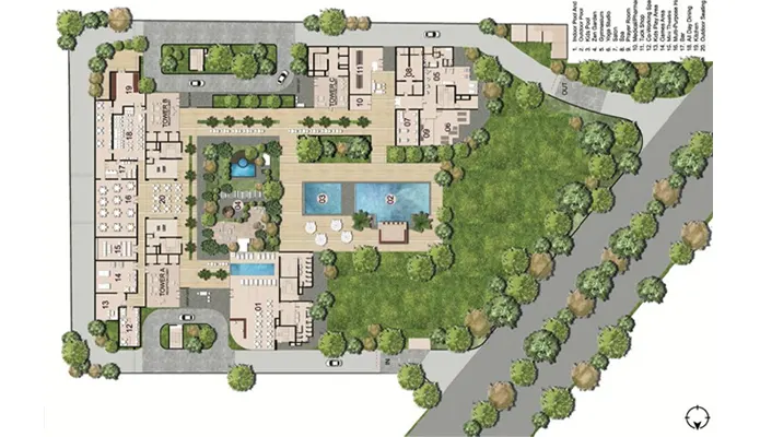 TARC Tripundra master plan Bijwasan South Delhi