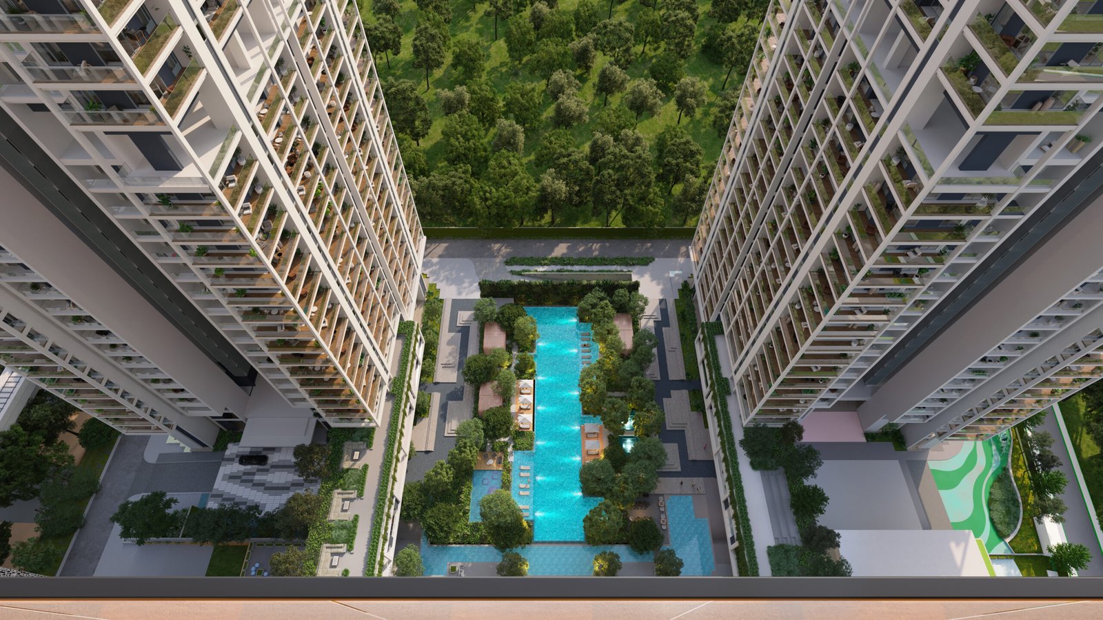 TARC Kailasa view from 25th floor