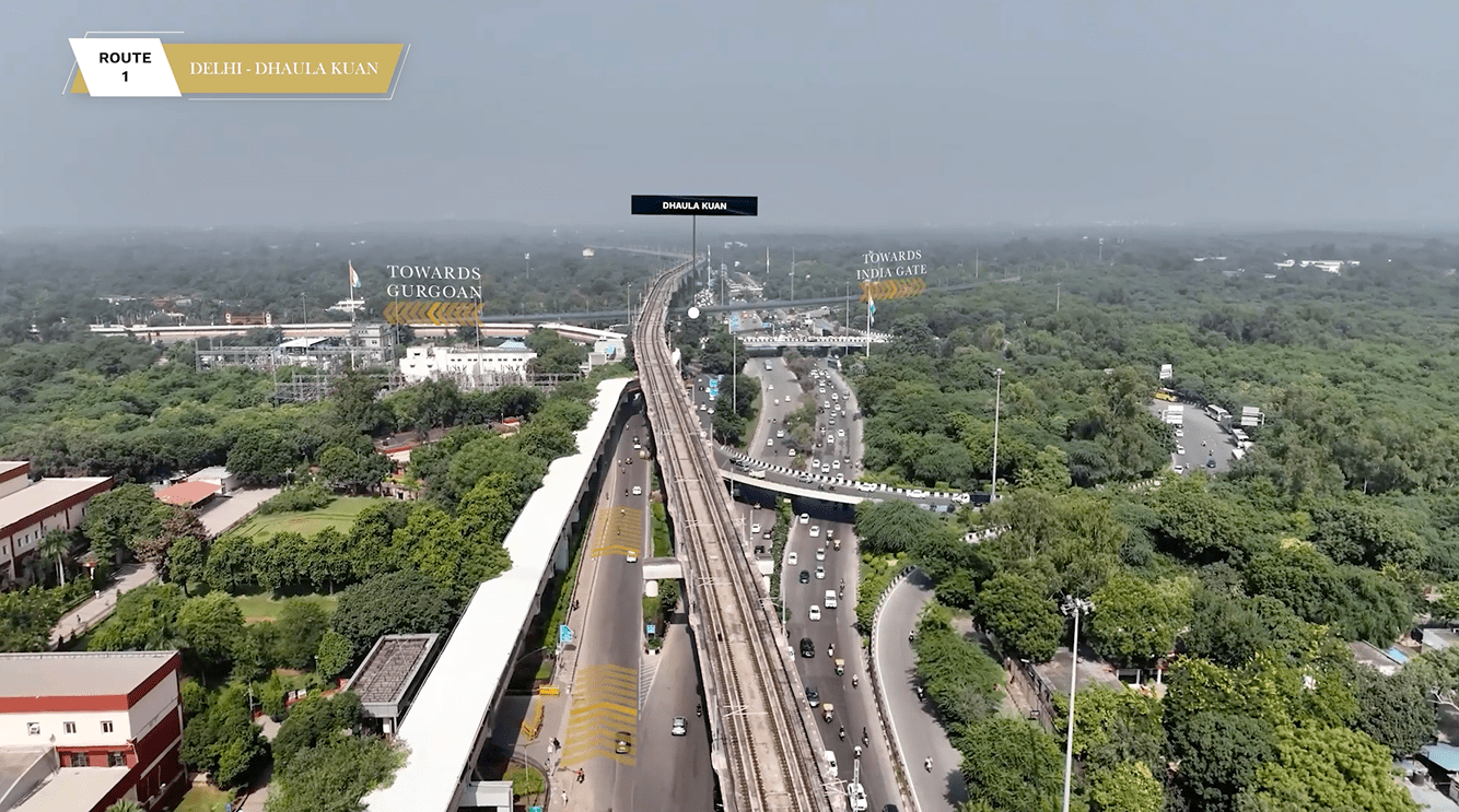 TARC Tripundra location map, Main Bijwasan Road, South Delhi